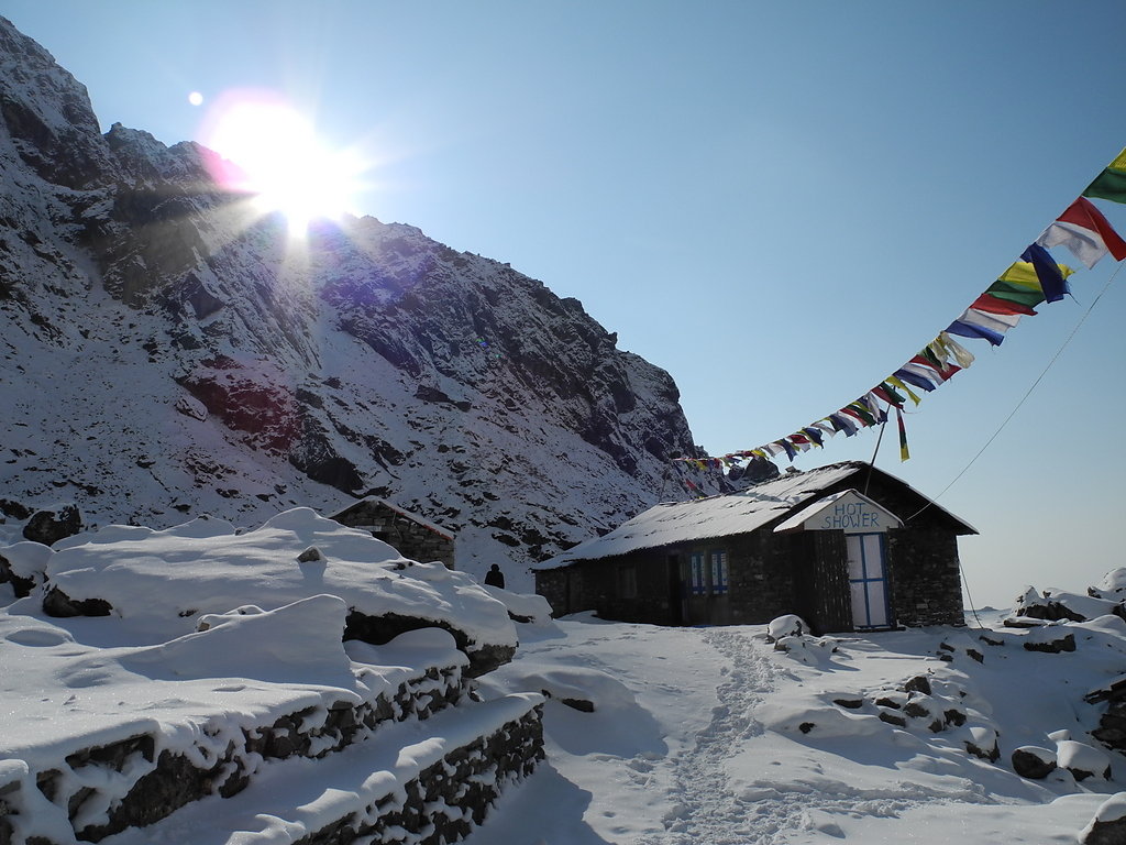 Winter in Thuli Kharka (4250m)